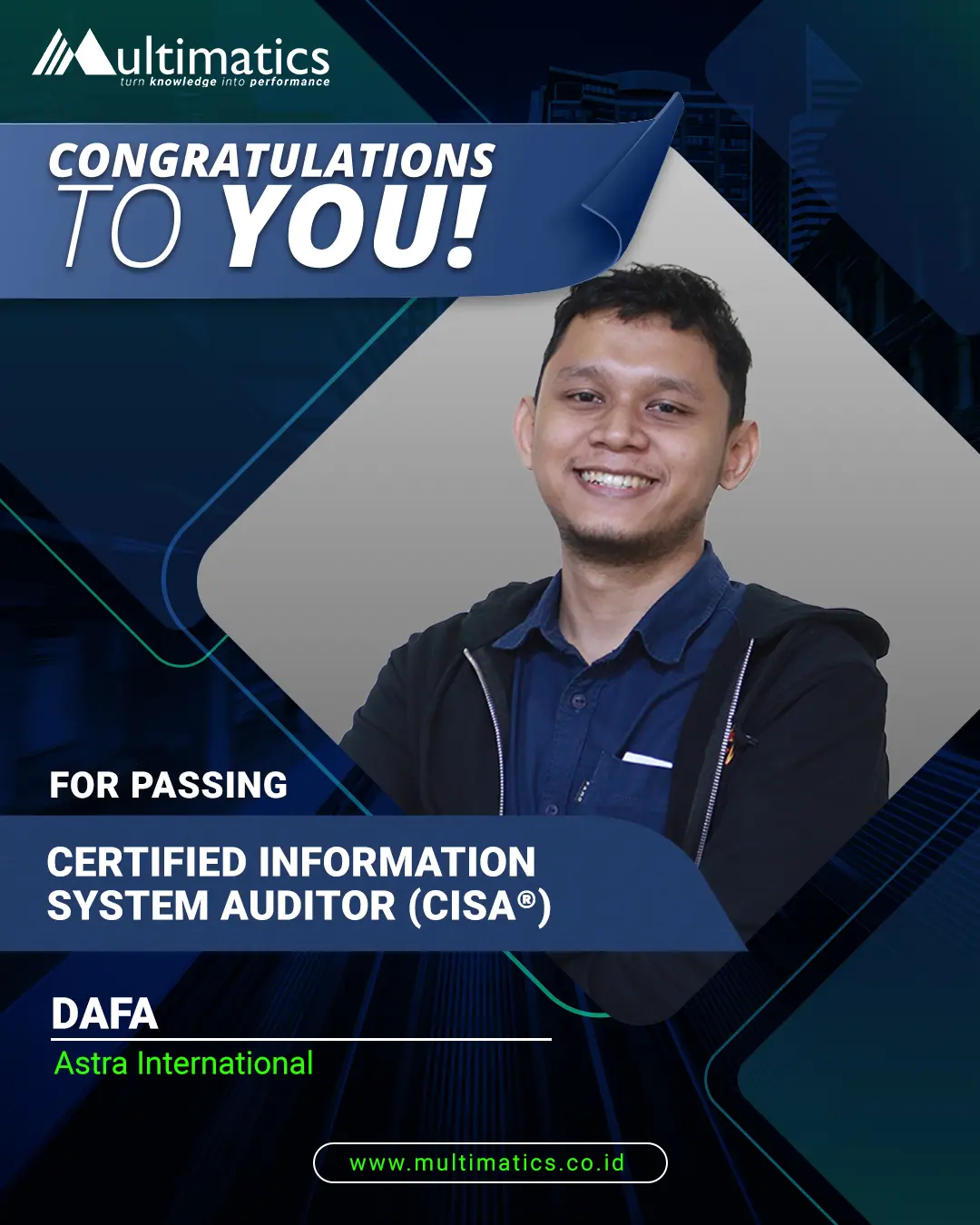 Dafa - Astra International (Testimonial CISA)