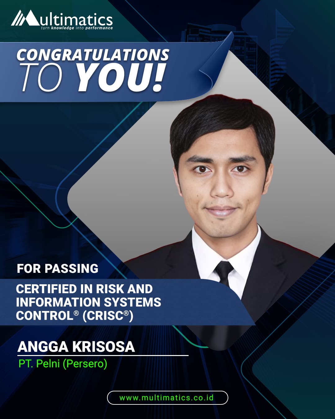 Angga Krisosa - PT. Pelni (Testimonial CRISC)