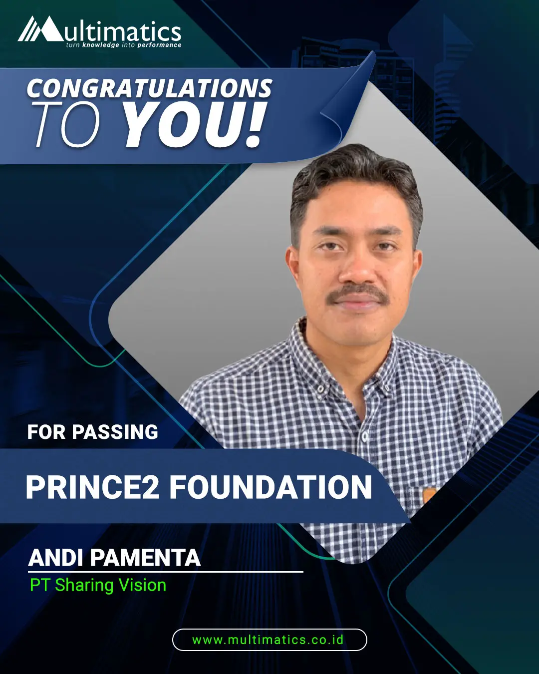 Andi Pamenta (Testimonial Prince2 Foundation)