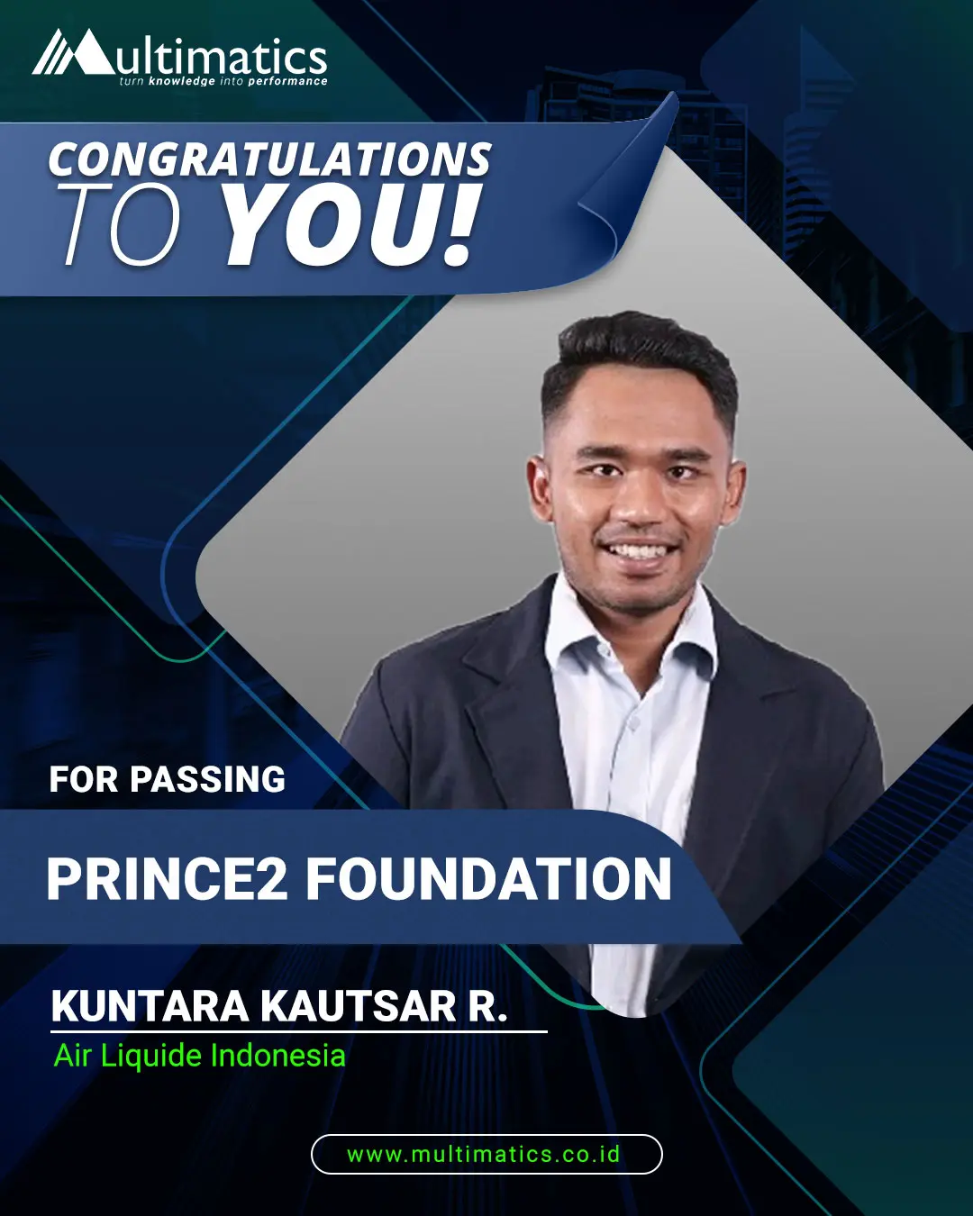 Kuntara Kautsar Ridwan (Testimonial Prince2 Foundation)